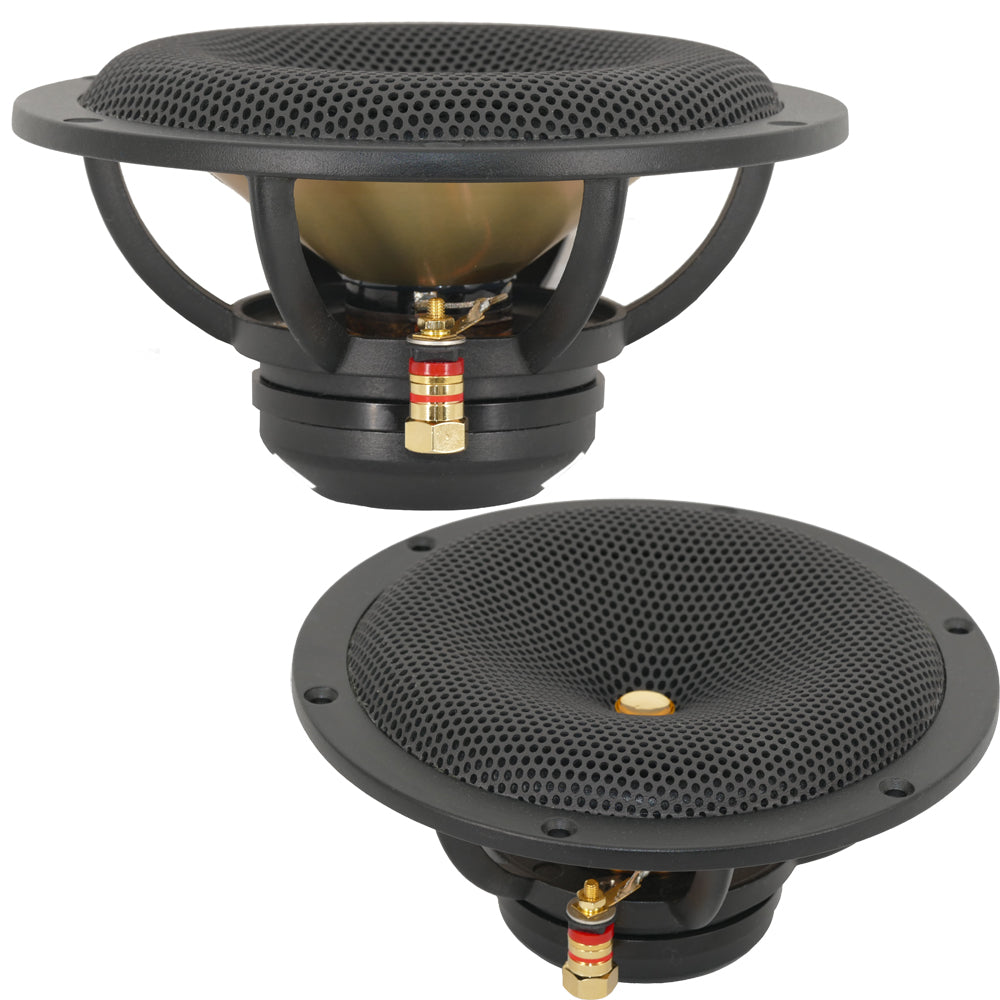 DC GOLD AUDIO N7R 7" Reference Series Speaker - 8 OHM - (Pair) Black [N7R BLACK 8 OHM]