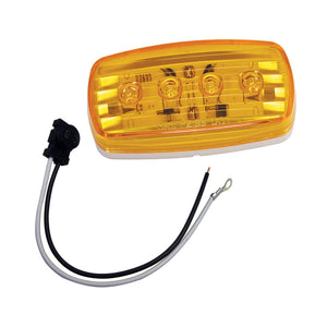 Wesbar LED Clearance/Side Marker Light - Amber #58 w/Pigtail [401585KIT]
