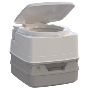 Thetford Porta Potti 260P MSD Marine Toilet 90 with Piston Pump, Level Indicator, and Hold-Down Kit [92871]