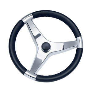 Schmitt  Ongaro Evo Pro 316 Cast Stainless Steel Steering Wheel - 13.5"Diameter [7241321FG]
