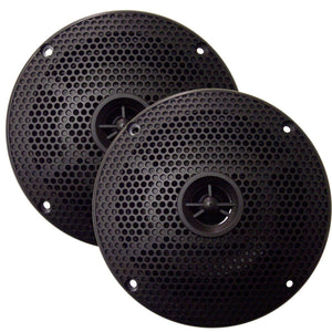 SeaWorthy 6.5" Round 2-Way Speakers - 100W - Black [SEA5632B]
