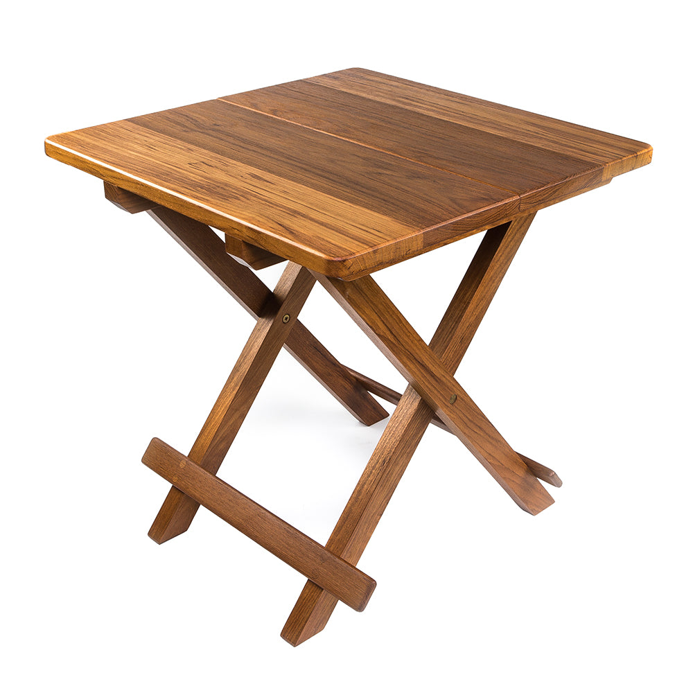 Whitecap Teak Solid Top Fold Away Table [60031]
