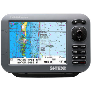 SI-TEX SVS-880C 8" Chartplotter w/Internal GPS Antenna & Navionics+ Card [SVS-880C]