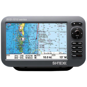 SI-TEX SVS-1010CE 10" Chartplotter w/External GPS Antenna & Navionics+ Card [SVS-1010CE]