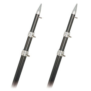 Rupp Top Gun Outrigger Poles - Fixed Length - Carbon Fiber - 18' [A0-1800-CF]