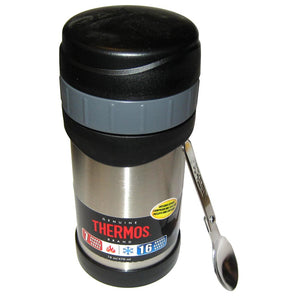 Thermos Stainless Steel Food Jar w/Folding Spoon - 16 oz. [2340TRI6]