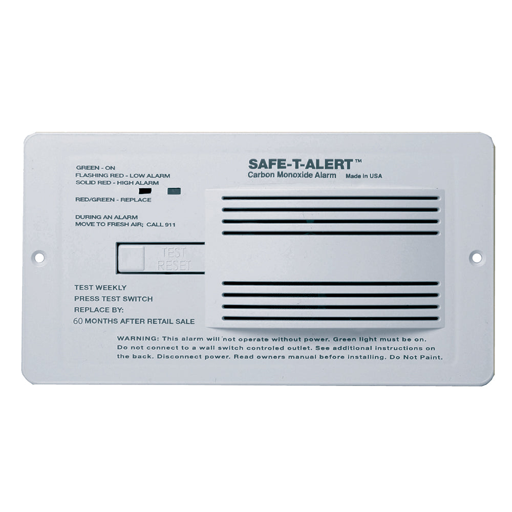 Safe-T-Alert 65 Series RV Flush Mount Carbon Monoxide Alarm [65-542-WHT]