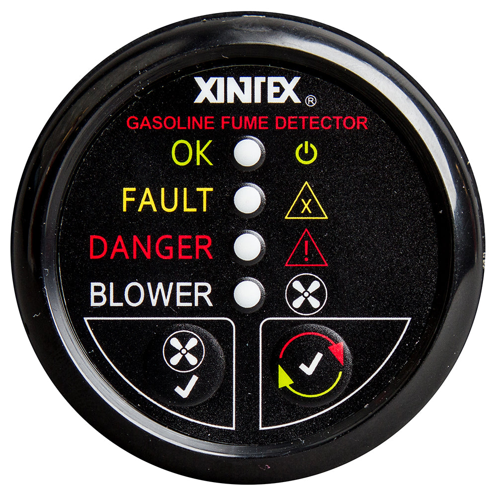 Xintex Gasoline Fume Detector & Blower Control w/Plastic Sensor - Black Bezel Display [G-1BB-R]