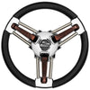 Schmitt  Ongaro Burano Wheel - 14" Black Polyrethane - 3/4" Tapered Hub [PU105111-04]
