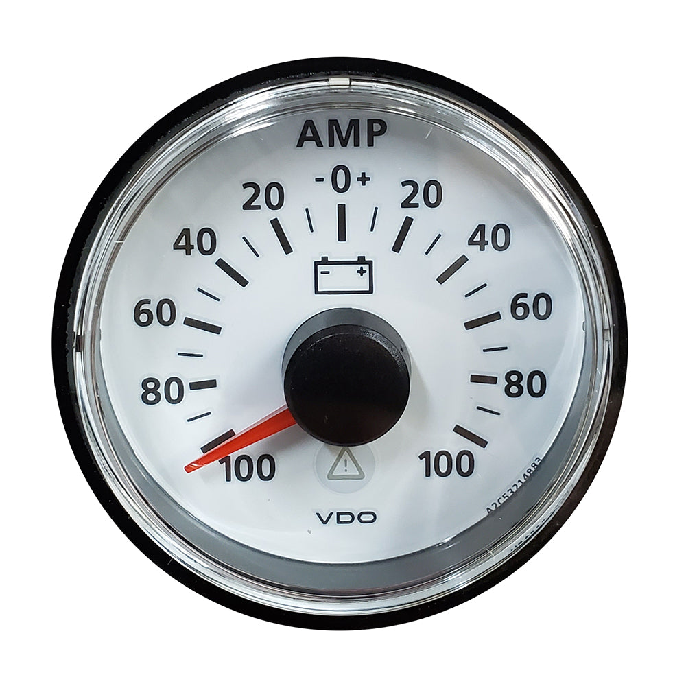 VDO ViewLine Ivory 100A Ammeter - Includes Required Shunt - Bezel NOT Included [A2C53210974-K]
