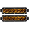 RIGID Industries 6" SR-Series SAE Compliant Fog Light - Black w/Yellow Light [906704]