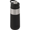 Thermos Guardian Collection Stainless Steel Hydration Bottle - 18oz - Hot 5 Hours/Cold 14 Hours - Stainless Steel  Black [TS4309MS4]