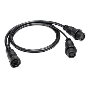 Humminbird 14 M ID SIDB Y - SOLIX/APEX Side Imaging Left-Right MSI/Dual Beam Splitter Cable - 30" [720111-1]