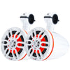 DS18 X Series HYDRO 6.5" Wakeboard Pod Tower Speaker w/RGB LED Light - 300W - White [NXL-X6TP/WH]