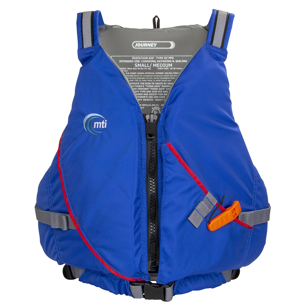 MTI Journey Life Jacket w/Pocket - Blue - Medium/Large [MV711P-M/L-131]
