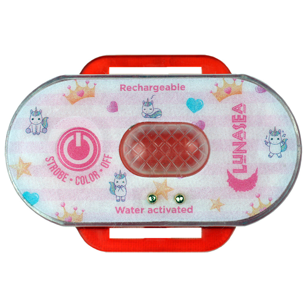 Lunasea Child Safety Water Activated Strobe Light - Red Case  Blue Attention Light [LLB-70RB-A0-00]