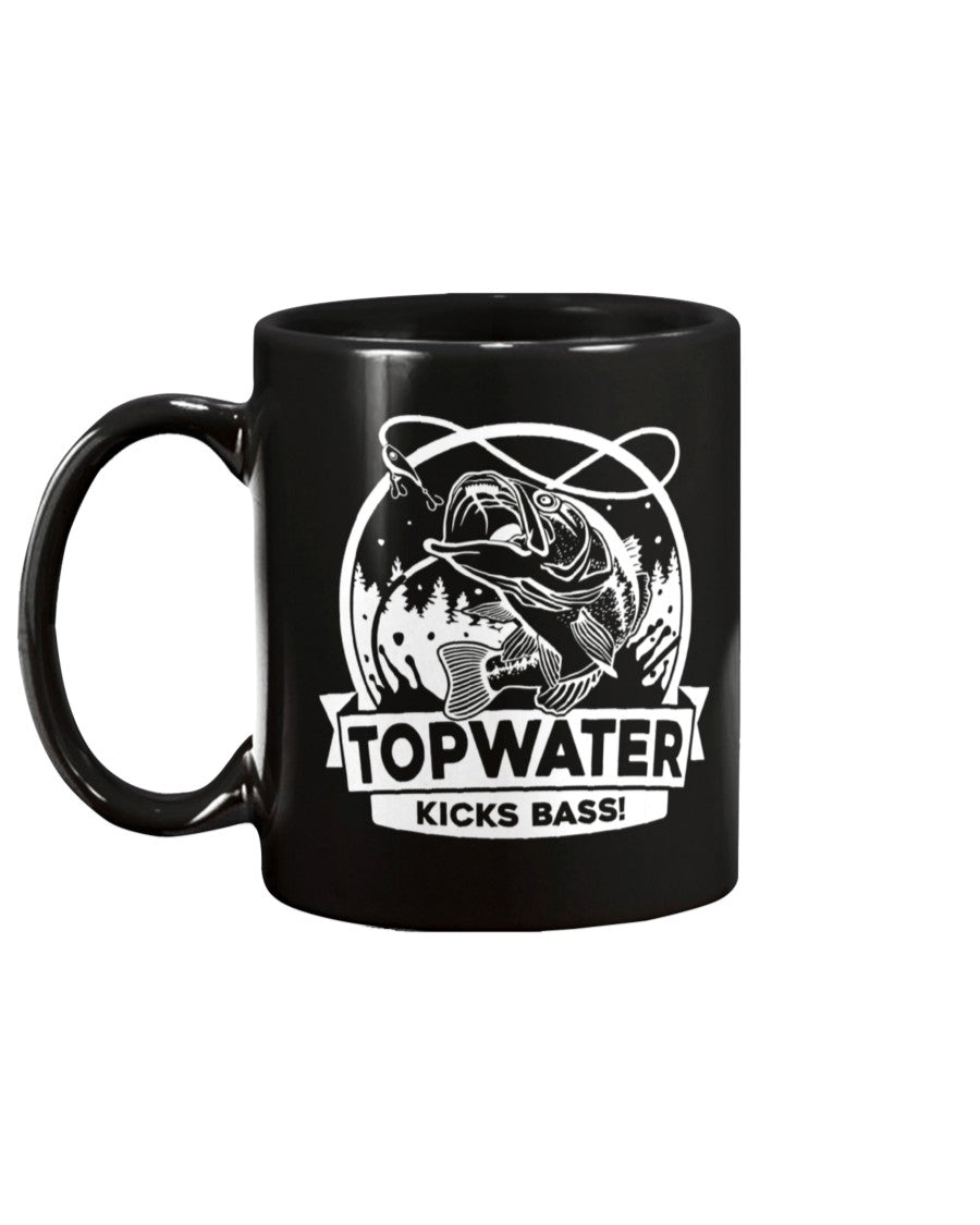 Topwater Blowups Kicks Bass! - Mug