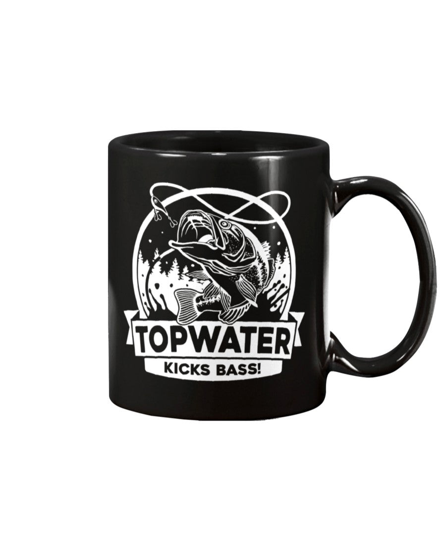 Topwater Blowups Kicks Bass! - Mug
